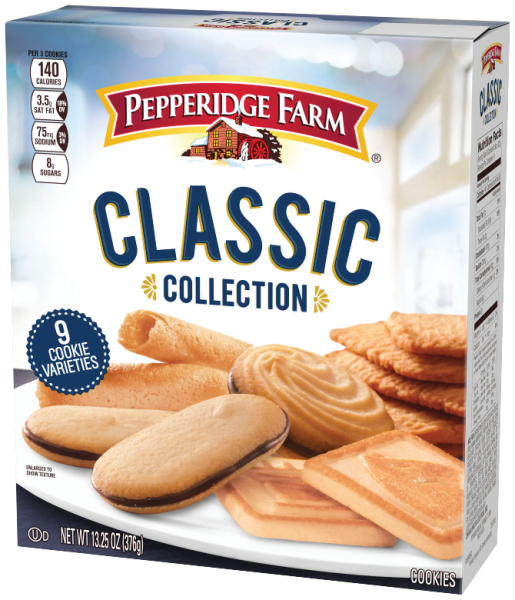 Pepperidge Farm Cookies, Classic Collection, 9 Delicious Varieties - 42 cookies, 13.25 oz