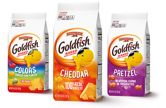 Les Goldfish, ces snacks américains