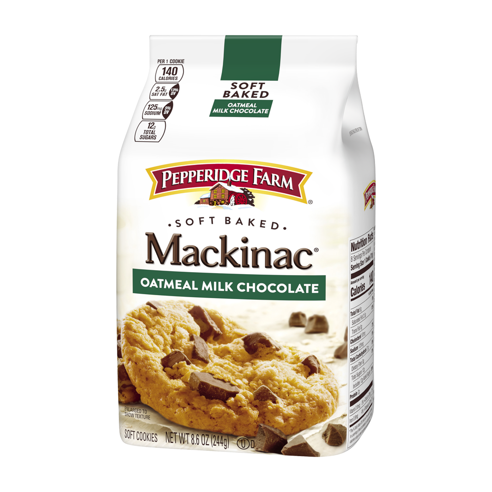 Soft Baked Oatmeal Milk Chocolate Cookies - Pepperidge Farm